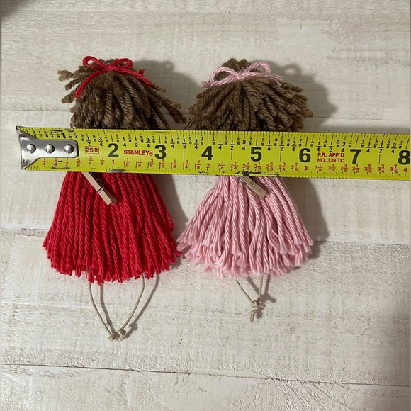 Macrame dolls set of 2 - Picture 8 of 13